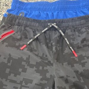 Spyder Black Pixel Camo and Blue Men’s Shorts - 2 pairs